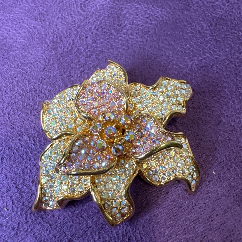 Camrose and Kross JBK Collection Camellia Brooch